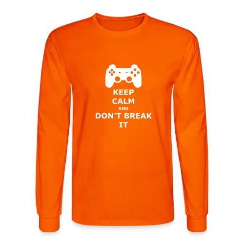 Keep Calm and don't break your game controller - Men's Long Sleeve T-Shirt