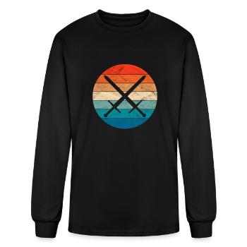 Swords - Men's Long Sleeve T-Shirt - black - Front
