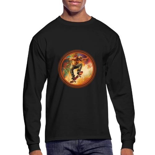 Skateboarding Mode On - Men's Long Sleeve T-Shirt