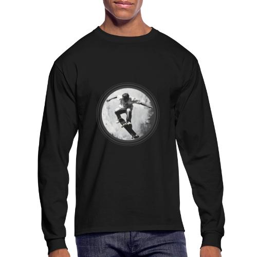 Skateboarding Vibes Only - Men's Long Sleeve T-Shirt
