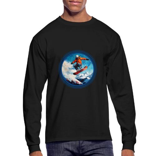 Snowboarding Vibes - Men's Long Sleeve T-Shirt