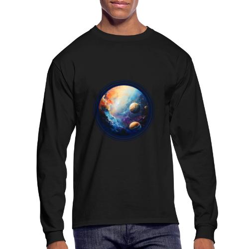 Nebula of Planets - Men's Long Sleeve T-Shirt