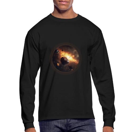 Asteroids Drift - Men's Long Sleeve T-Shirt