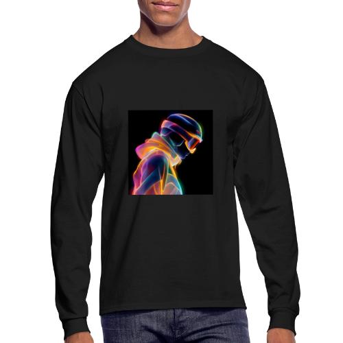 Snowboarding: Neon Gravity Ride - Men's Long Sleeve T-Shirt