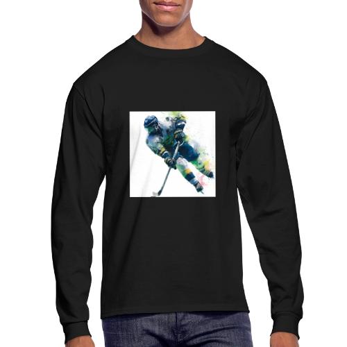 Hockey: Frozen Motion - Men's Long Sleeve T-Shirt