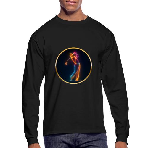Neon Golf Motion - Men's Long Sleeve T-Shirt