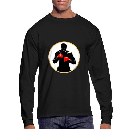 Boxing: Golden Ring Fighter - Men's Long Sleeve T-Shirt