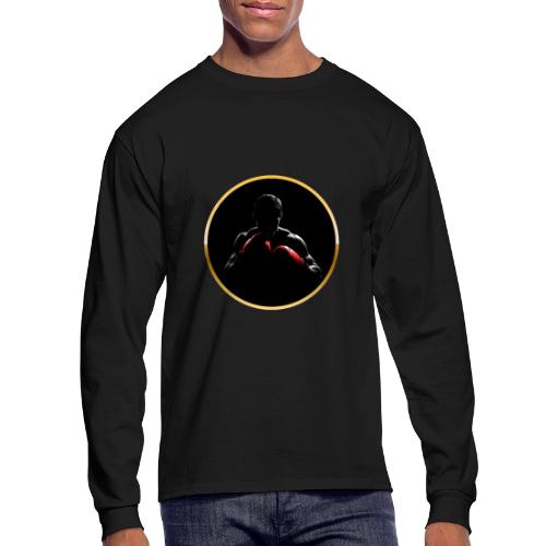 Boxing: Crimson Gloves Fighter - Men's Long Sleeve T-Shirt