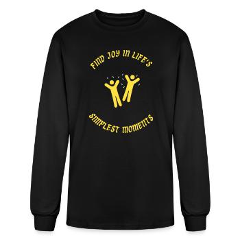 Simplicity - Men's Long Sleeve T-Shirt - black - Front
