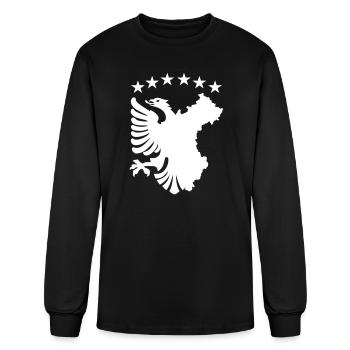 Shqipe Autochthonous Flag - Men's Long Sleeve T-Shirt - black - Front