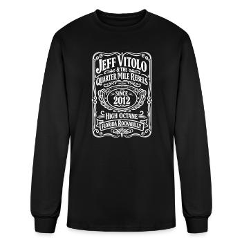 Jeff Vitolo & The Quarter Mile Rebels  - Men's Long Sleeve T-Shirt - black - Front