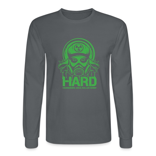 HARD Logo - For Dark Colors - Men's Long Sleeve T-Shirt