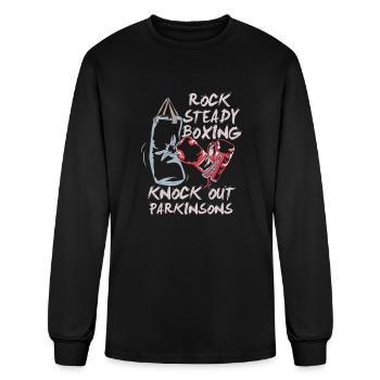Rock Steady Boxing - Men's Long Sleeve T-Shirt - black - Front