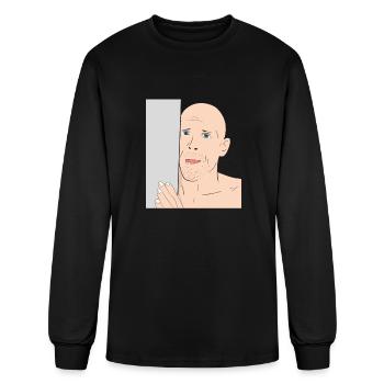 Johnny Sins - Men's Long Sleeve T-Shirt - black - Front