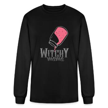 Witchy Mama Secret Recipe - Men's Long Sleeve T-Shirt - black - Front