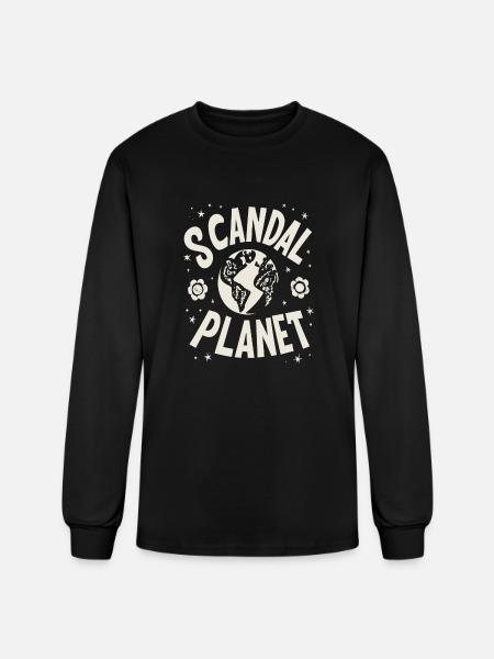 planet aid scandal - Men's Long Sleeve T-Shirt - black