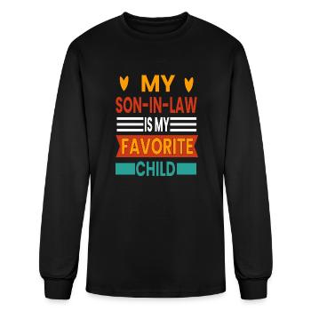 My Son In Law Is My Favorite Child - Men's Long Sleeve T-Shirt - black - Front