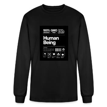Funny gift idea for birthday friend organic - Men's Long Sleeve T-Shirt - black - Front