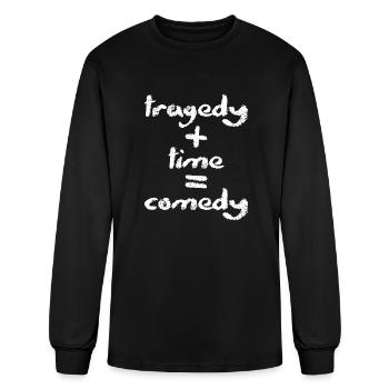 Comedy - Men's Long Sleeve T-Shirt - black - Front