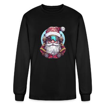 Santa Claus - Men's Long Sleeve T-Shirt - black - Front