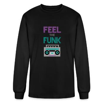 Feel the Funk - Men's Long Sleeve T-Shirt - black - Front