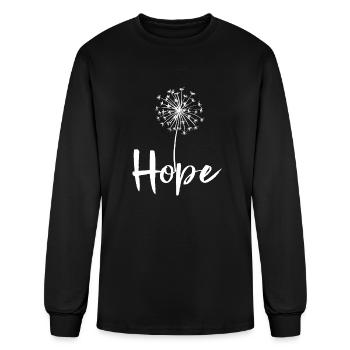 Hope Dandelion - Men's Long Sleeve T-Shirt - black - Front