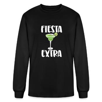 Fiesta Extra - Men's Long Sleeve T-Shirt - black - Front
