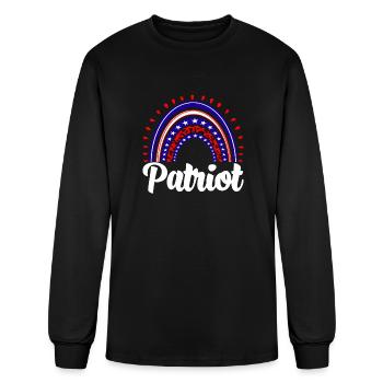 Patriot - Men's Long Sleeve T-Shirt - black - Front