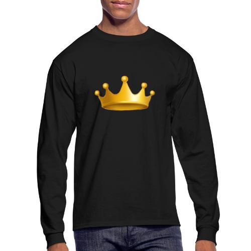 GOLD HAYDOS KING CROWN - Men's Long Sleeve T-Shirt