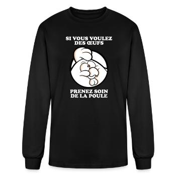 Take Care of Pool 2 (Dark) - Men's Long Sleeve T-Shirt - black - Front