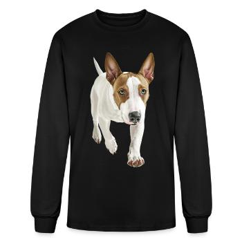 Bull Terrier - Men's Long Sleeve T-Shirt - black - Front