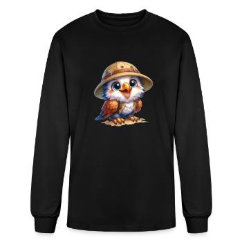 eagle safari - Men's Long Sleeve T-Shirt - black - Front