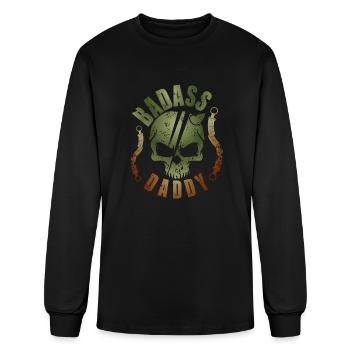 Badass Daddy - Men's Long Sleeve T-Shirt - black - Front
