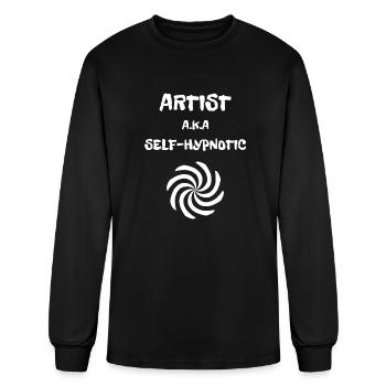 Artist AKA Self Hypnotic red - Men's Long Sleeve T-Shirt - black - Front