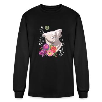 Art Tee - Men's Long Sleeve T-Shirt - black - Front