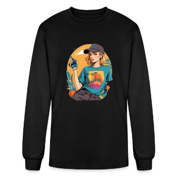 The Artistic Journey - Men's Long Sleeve T-Shirt - black - Front