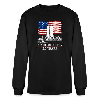 Never Forgotten 25 Years Memorial - Men's Long Sleeve T-Shirt - black - Front