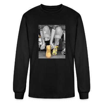 Boots and Heels - Men's Long Sleeve T-Shirt - black - Front