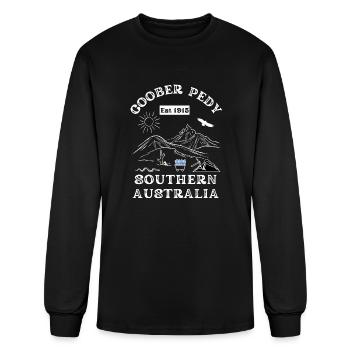 Coober Pedy Southern Australia Opal Mining - Men's Long Sleeve T-Shirt - black - Front