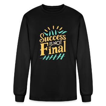 Success Is Not Final - Men's Long Sleeve T-Shirt - black - Front