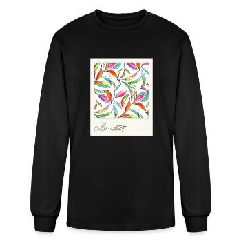 Color Addict s Polaroid Picture - Men's Long Sleeve T-Shirt - black - Front