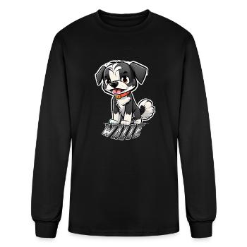 WALLE MERCH - Men's Long Sleeve T-Shirt - black - Front