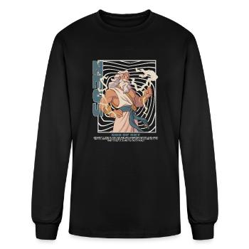 Art Zeus Streetwear - Men's Long Sleeve T-Shirt - black - Front