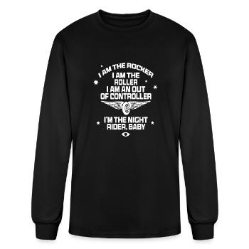 I am the rocker I am the roller I am an out of - Men's Long Sleeve T-Shirt - black - Front