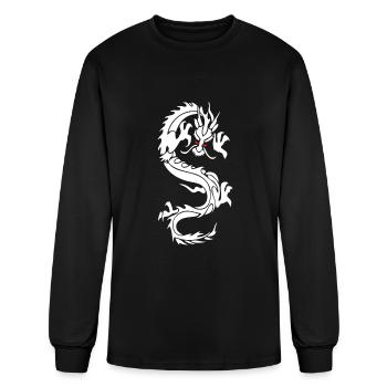 CHINESE DRAGON MMA - Men's Long Sleeve T-Shirt - black - Front