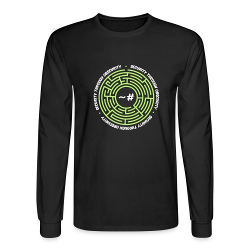 Security Through Obscurity - Men's Long Sleeve T-Shirt