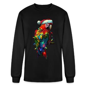 Parrot - Men's Long Sleeve T-Shirt - black - Front