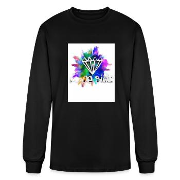 blast dope girl - Men's Long Sleeve T-Shirt - black - Front