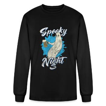 Ghosts Horror Witching Hour - Men's Long Sleeve T-Shirt - black - Front