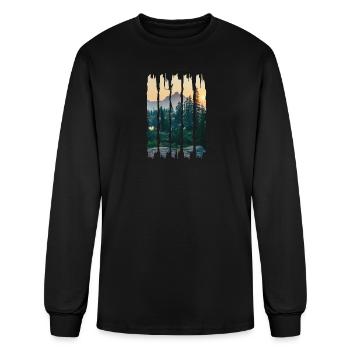Eagle - Men's Long Sleeve T-Shirt - black - Front